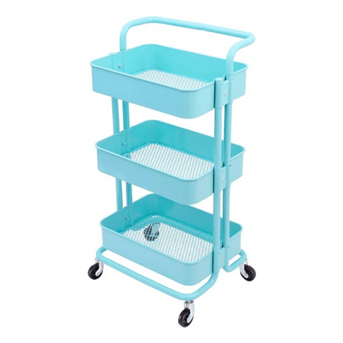 Carrito Para Estética Organizador 3 Niveles Con Ruedas 13