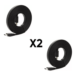 Pack X2 Cables Hdmi De 20 Metros 4k versión 2.0