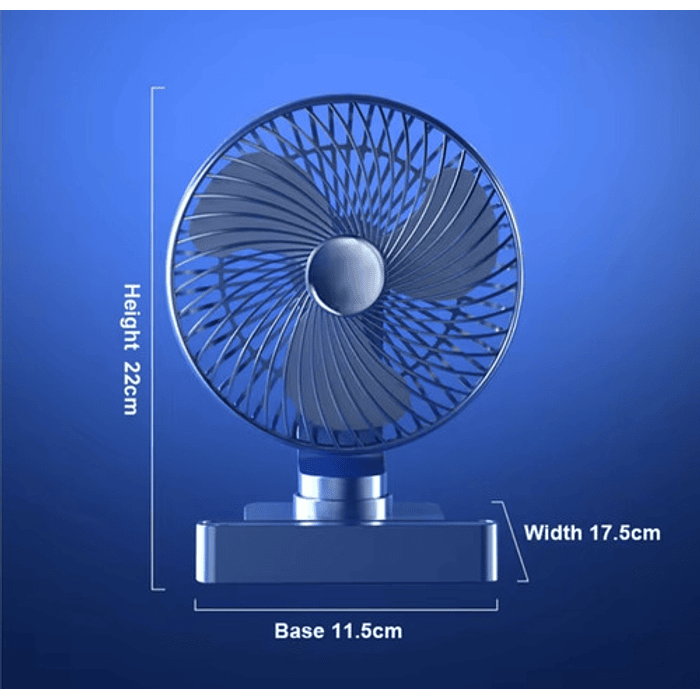 Mini Ventilador Sobremesa Portátil Usb 180 Grados 5