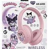 Audífonos Kuromi Bluetooth On Ear Con Diseños Intercambiable bluetooth 17