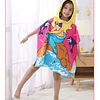 Toalla De Microfibra Para Niños Con Capucha Tipo Poncho 1