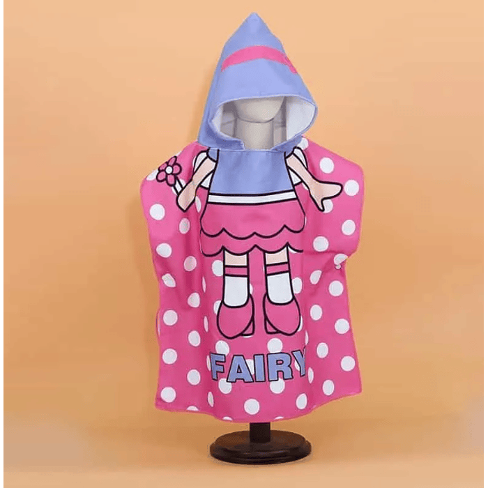 Toalla De Microfibra Para Niños Con Capucha Tipo Poncho 6