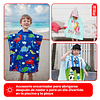 Toalla De Microfibra Para Niños Con Capucha Tipo Poncho 9