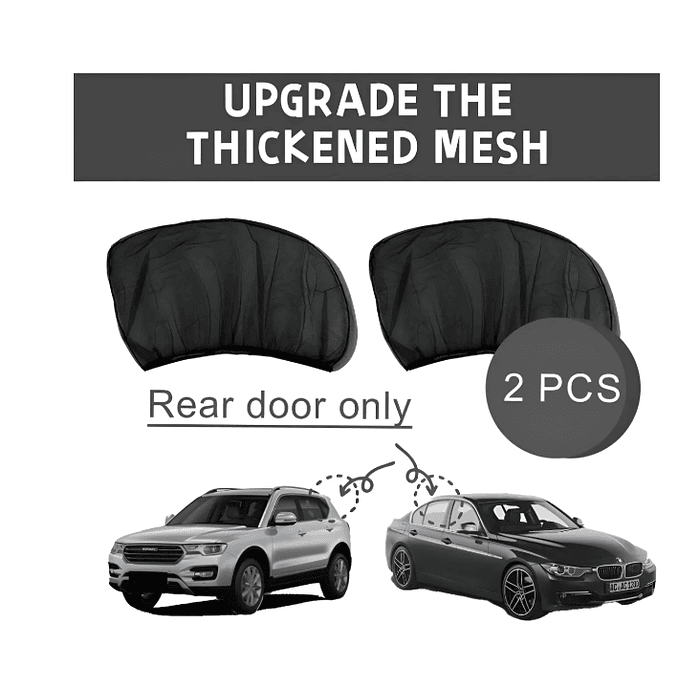 Parasol Ventanas Laterales Traseras Auto Set X2 70x30 2
