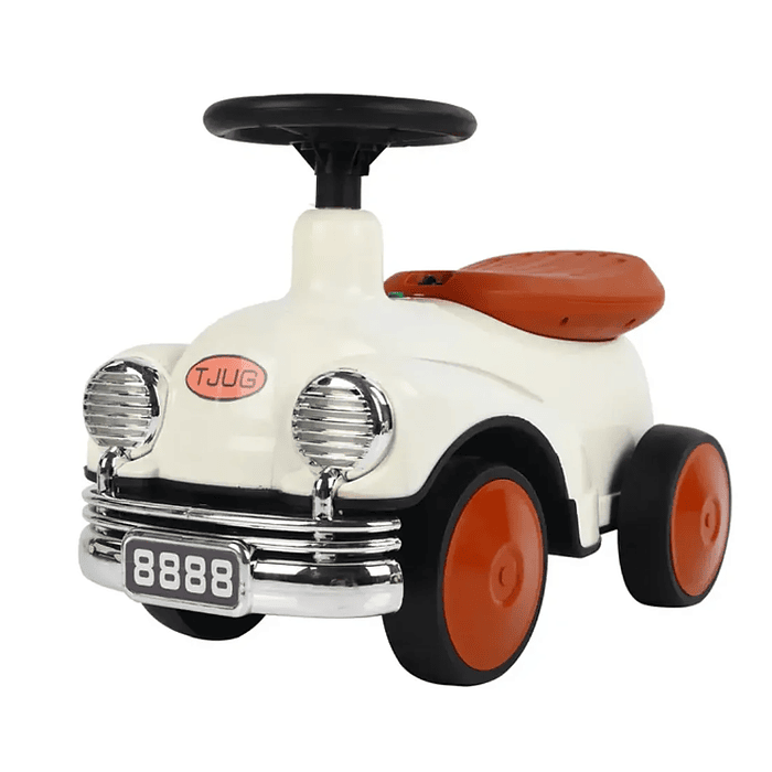 Correpasillos Vehículo Coche Vintage Con Luces Y Musica 8