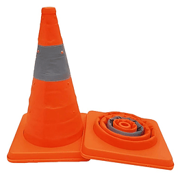X2 Cono De Emergencia Retráctil Reflectante Portátil 40cm