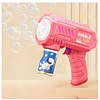 Pistola Burbujas Burbujero Automático Pilas Niños con luz VARIOS COLORES 9