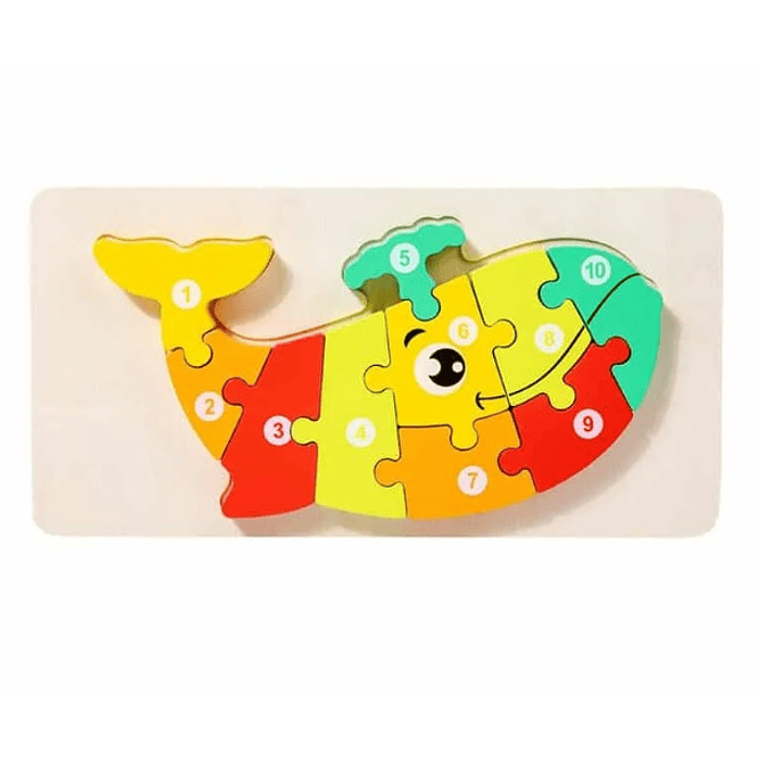 Rompecabezas de madera para niños de Auto VARIAS FORMAS 4