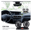 Ventilador Doble Usb Auto Casa Oficina 360° Rotación 2