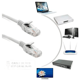 Cable De Red Cat6 Armado De 5 Metros Gigabit Para Interior
