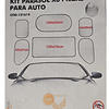 Kit Parasol Tapa Sol De 6 Piezas Para Auto Con Estuche 3