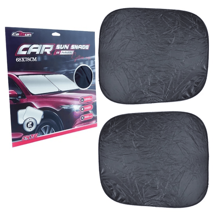 Parasol Para Parabrisas De Auto Marca Carsun Set X2 68x78 3