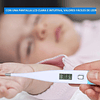 Termometro Digital Lcd Temperatura Bebe Niños AZUL 2