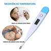 Termometro Digital Lcd Temperatura Bebe Niños AZUL 8