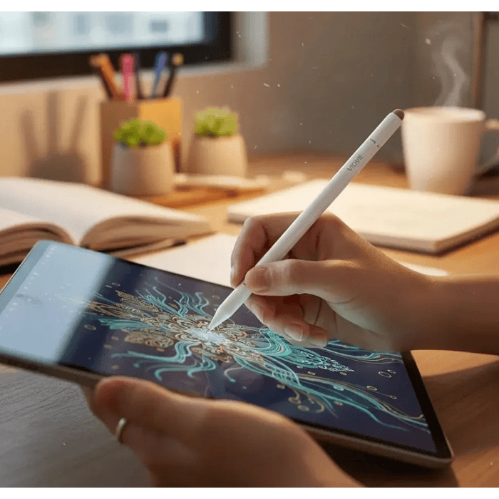 Lapiz Capacitivo 3 En 1 Magnetico Stylus Universal Blanco 5