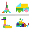 Juego De Bloques De Construcción Madera Niños Regalos 100 piezas 2