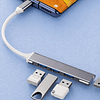 Hub Usb Tipo C 4 Puertos 3.0 Adaptador Multipuerto Compatible Con Macbook  Pc celular 6