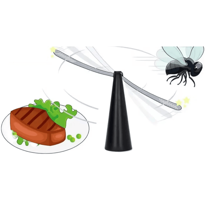 Espanta Moscas Ventilador Electrico Portátil Helice Repelente 4