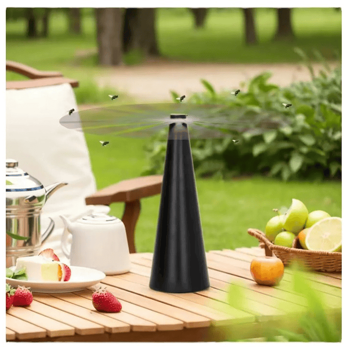 Espanta Moscas Ventilador Electrico Portátil Helice Repelente 6