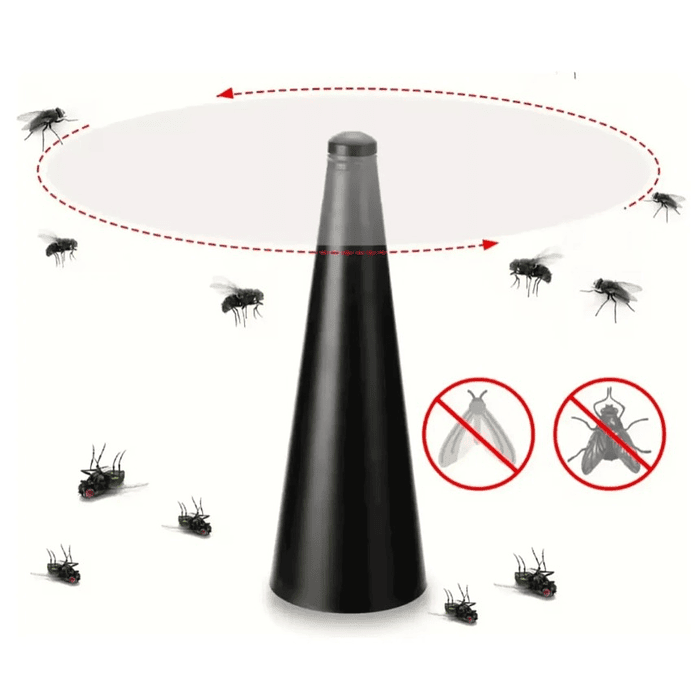 Espanta Moscas Ventilador Electrico Portátil Helice Repelente 7