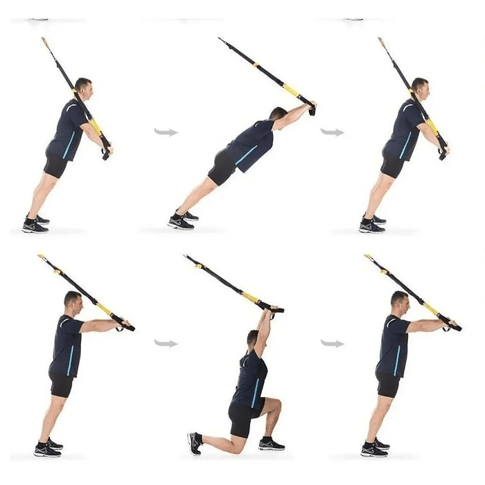 Bandas De Suspensión Pro3 Tipo Trx Entrenamiento Crossfit 2