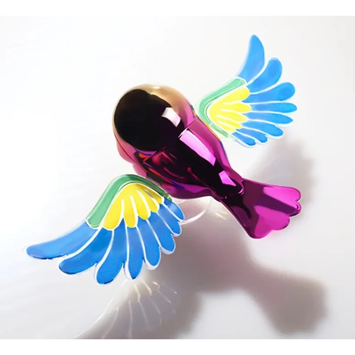 Decoración Para Retrovisores De Auto Pajarito Volador Simulador 1