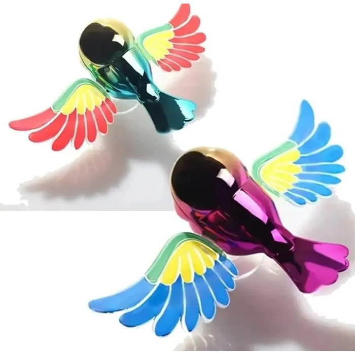 Decoración Para Retrovisores De Auto Pajarito Volador Simulador 3