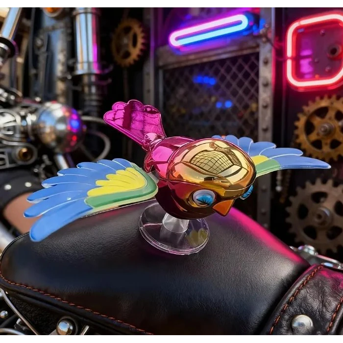 Decoración Para Retrovisores De Auto Pajarito Volador Simulador 6