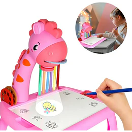 Mini Proyector Mesa De Dibujo Para Niños Jirafa Juguete Didáctico