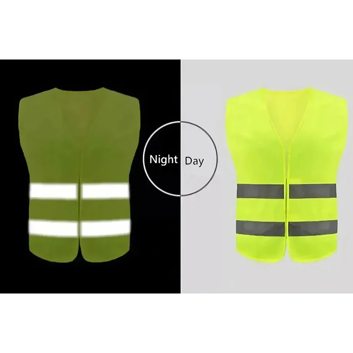 Chaleco Refletante Seguridad Amarillo Reglamentario 2