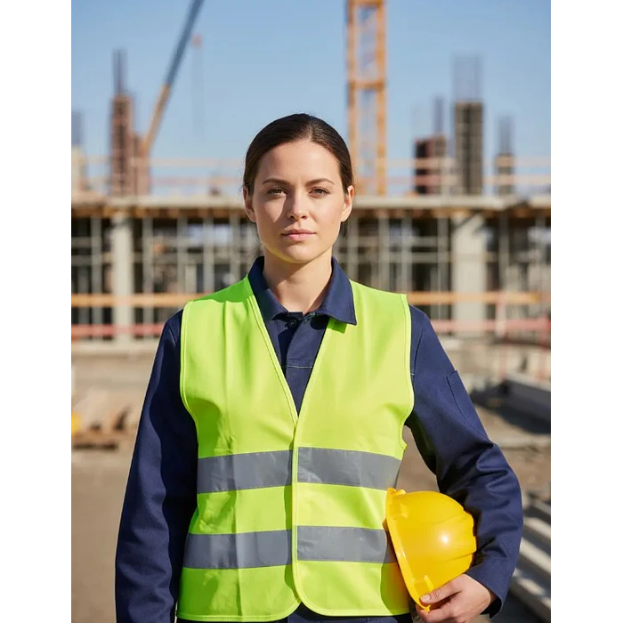 Chaleco Refletante Seguridad Amarillo Reglamentario 3