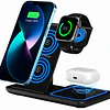 Cargador Inalámbrico 3 En 1 Plegable Base De Carga Rápida Inalámbrica  3