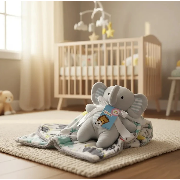 Manta Con Peluche De Apego Para Bebes Frazada Suave VARIOS MODELOS 2