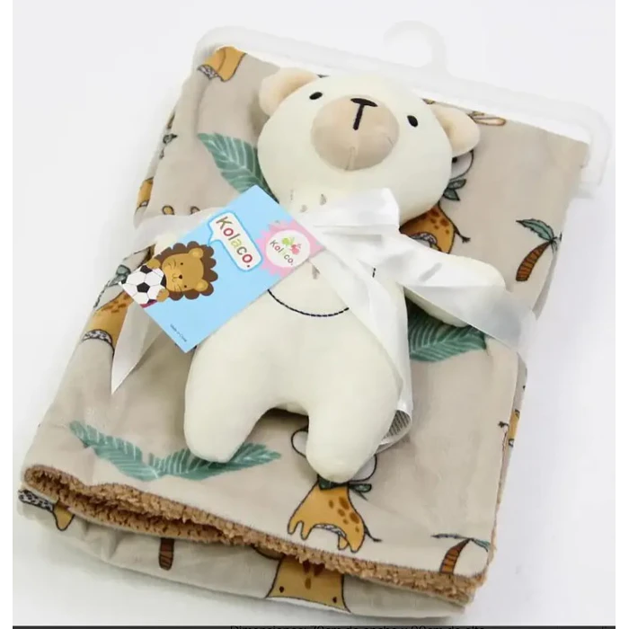 Manta Con Peluche De Apego Para Bebes Frazada Suave VARIOS MODELOS 13
