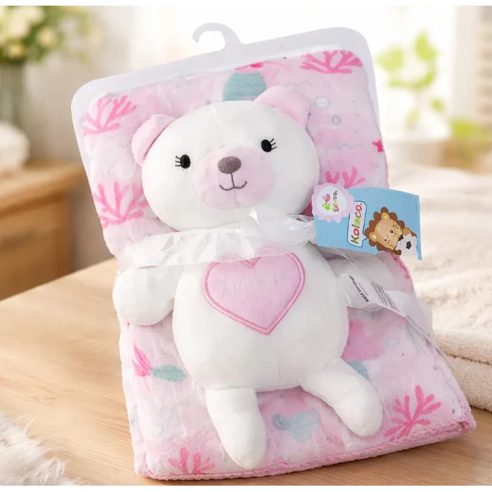 Manta Con Peluche De Apego Para Bebes Frazada Suave VARIOS MODELOS 17