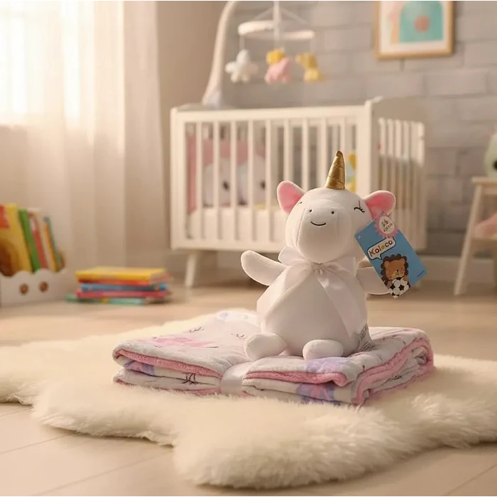 Manta Con Peluche De Apego Para Bebes Frazada Suave VARIOS MODELOS 22