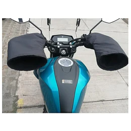 Set Par Cubre Puños De Invierno Para Moto Eco Cuero Chiporro