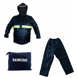 Traje De Lluvia Impermeable Reflectante Para Motociclistas