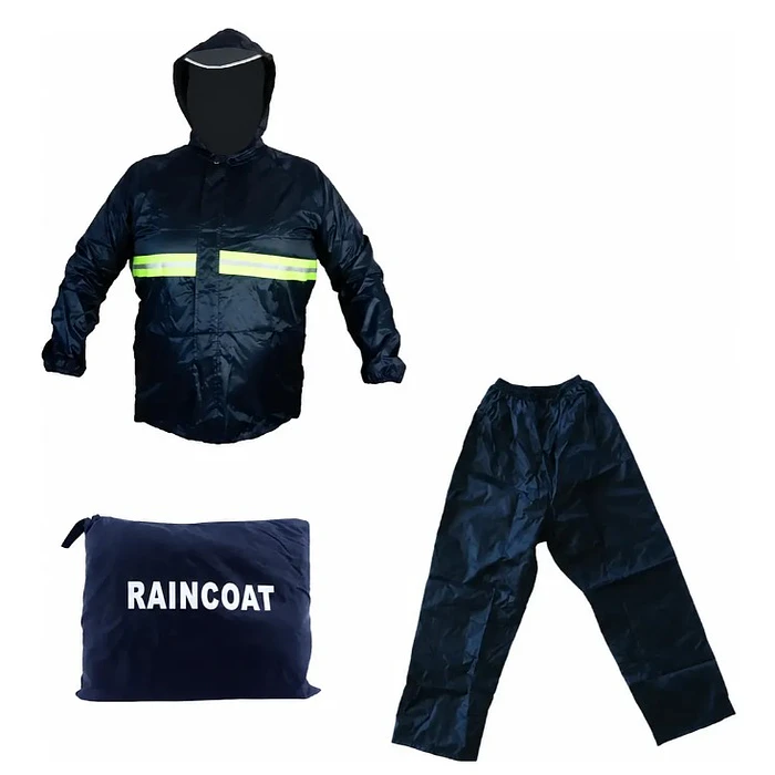 Traje De Lluvia Impermeable Reflectante Para Motociclistas 1