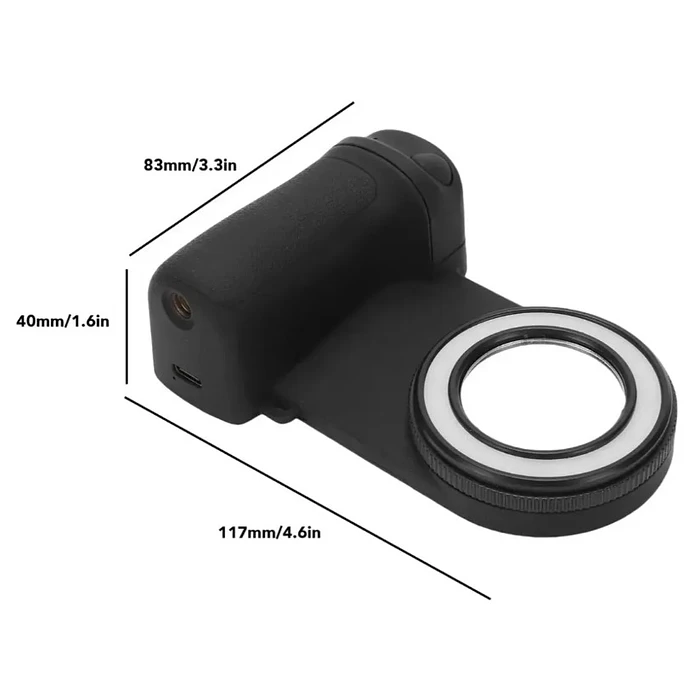 Soporte Magnético De Celular Para Fotos Y Videos Con Control NEGRO y BLANCO 4