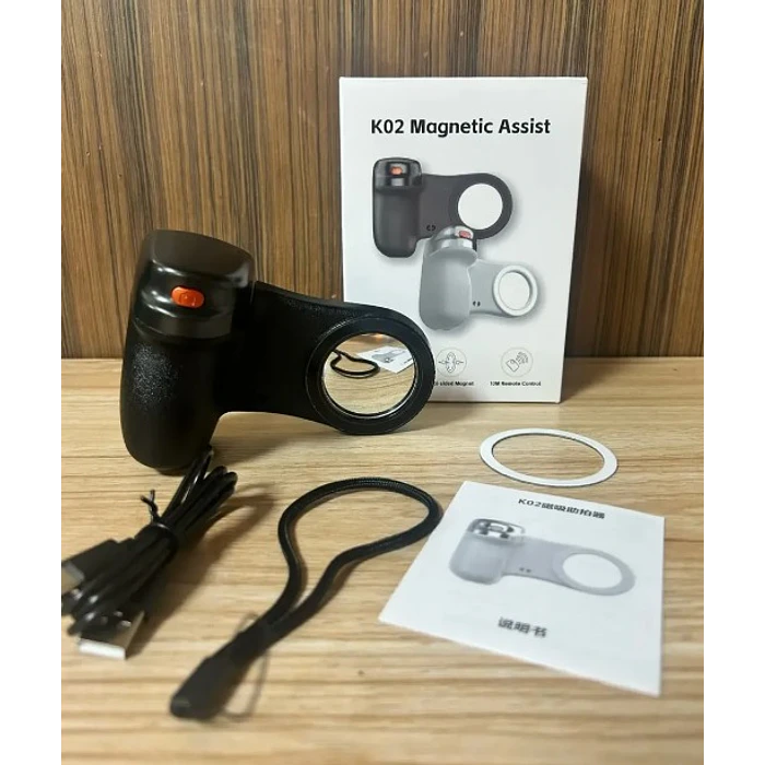 Soporte Magnético De Celular Para Fotos Y Videos Con Control NEGRO y BLANCO 7