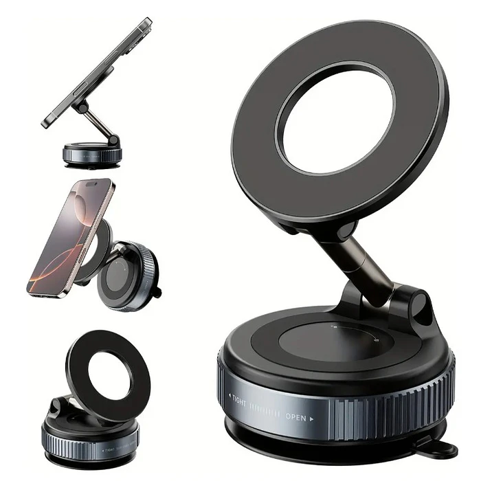 Soporte Magnético Giratorio Para Teléfono Celular  K007 Negro 8