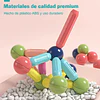 Juguete Didáctico  Varillas Magnéticos 25 Piezas Para Niños Y Niñas, Juego De Palos Y Bolas Magnéticos Para El Aprendizaje Educativo 1