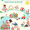 Juguete Didáctico  Varillas Magnéticos 25 Piezas Para Niños Y Niñas, Juego De Palos Y Bolas Magnéticos Para El Aprendizaje Educativo 2