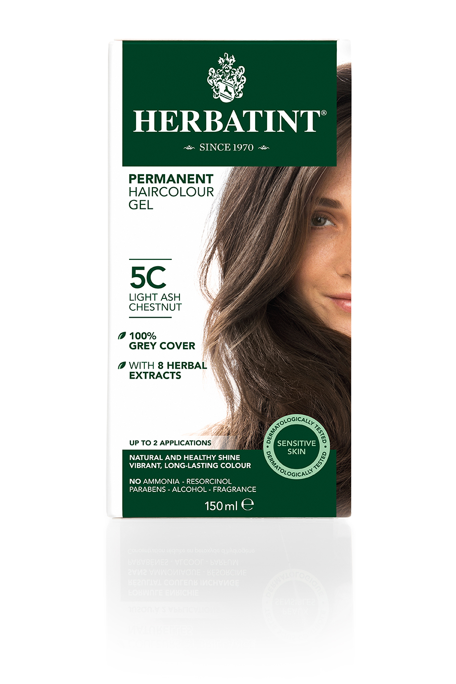 5C Tintura De Pelo Sin Amoniaco con Aloe Vera Herbatint