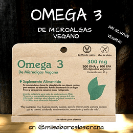 Omega 3, 30 cápsulas de 300 mg, Dulzura Natural