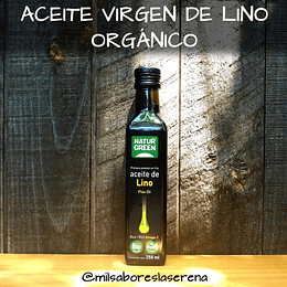 Aceite Virgen De Lino, 250ml, Orgánico