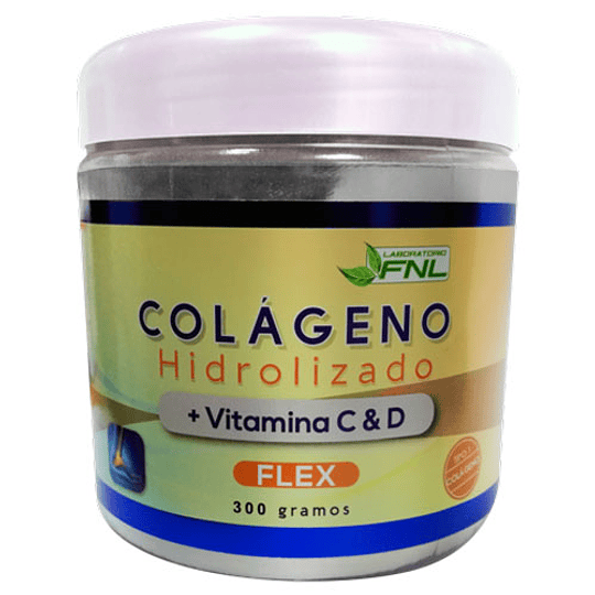 Colágeno Hidrolizado en Polvo con Vit C + D, 300g,  FNL