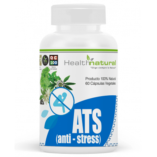 ATS (antistress), 60 cápsulas, suplemento, Health Natural