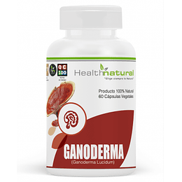 ganoderma 60 cápsulas, suplemento, Health Natural